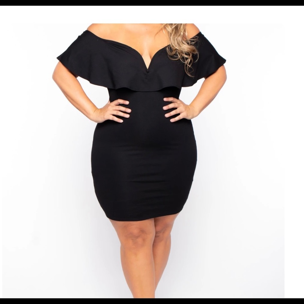 Black going out dress